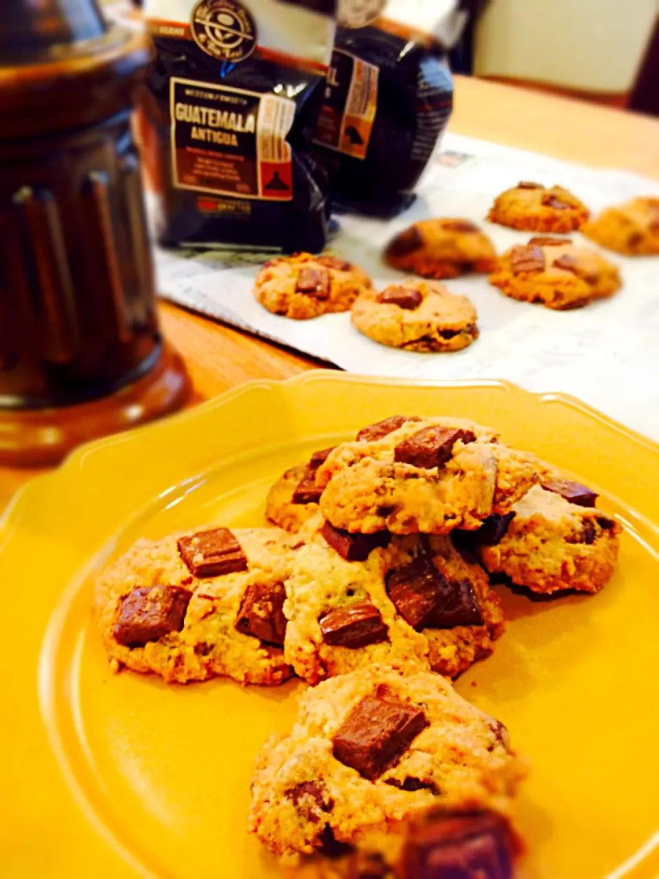 Snapdishの料理写真:チョコチャンククッキー🍪|らんさん