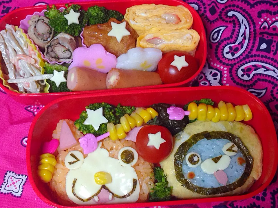 Snapdishの料理写真:ジバニャン♡USAピョン弁当🍱|Ami Itoさん