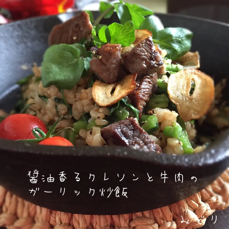 しょうゆが香る！牛肉と青ねぎのシンプル炒飯 | Happy Recipe（ヤマサ醤油のレシピサイト）|みどりさん