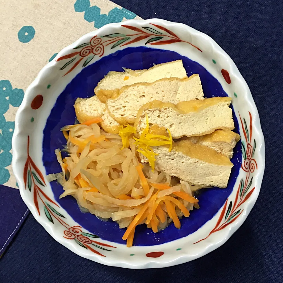 切り干し大根と厚揚げの煮物|pigronaさん