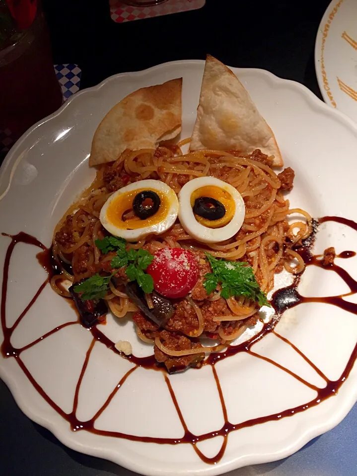 茄子と牛肉のラグーソーススパゲッティ🍝|丹音さん