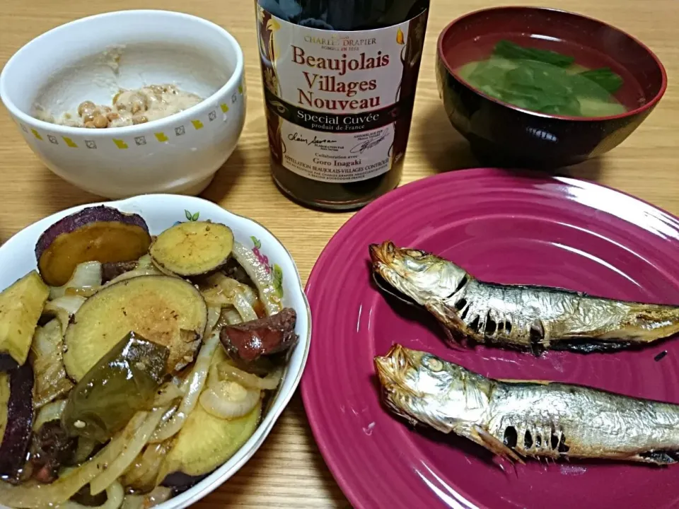 Snapdishの料理写真:肉じゃがじゃなくて　肉さつま　肉は鳥肝肉|Shinji Matsuokaさん