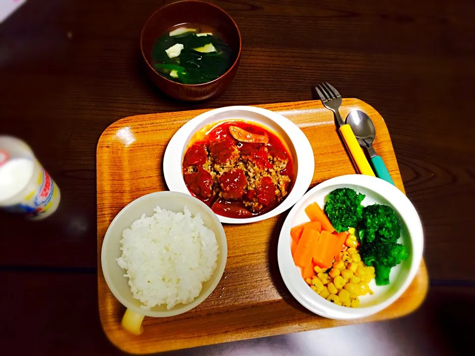 何でもない日の3歳児ごちそう晩御飯|ふるけんさん