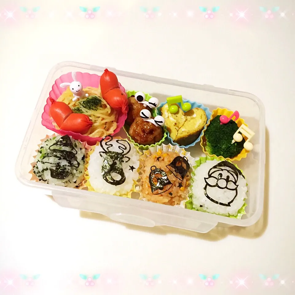 クリスマス🎄３色にぎり弁当|Makinsさん