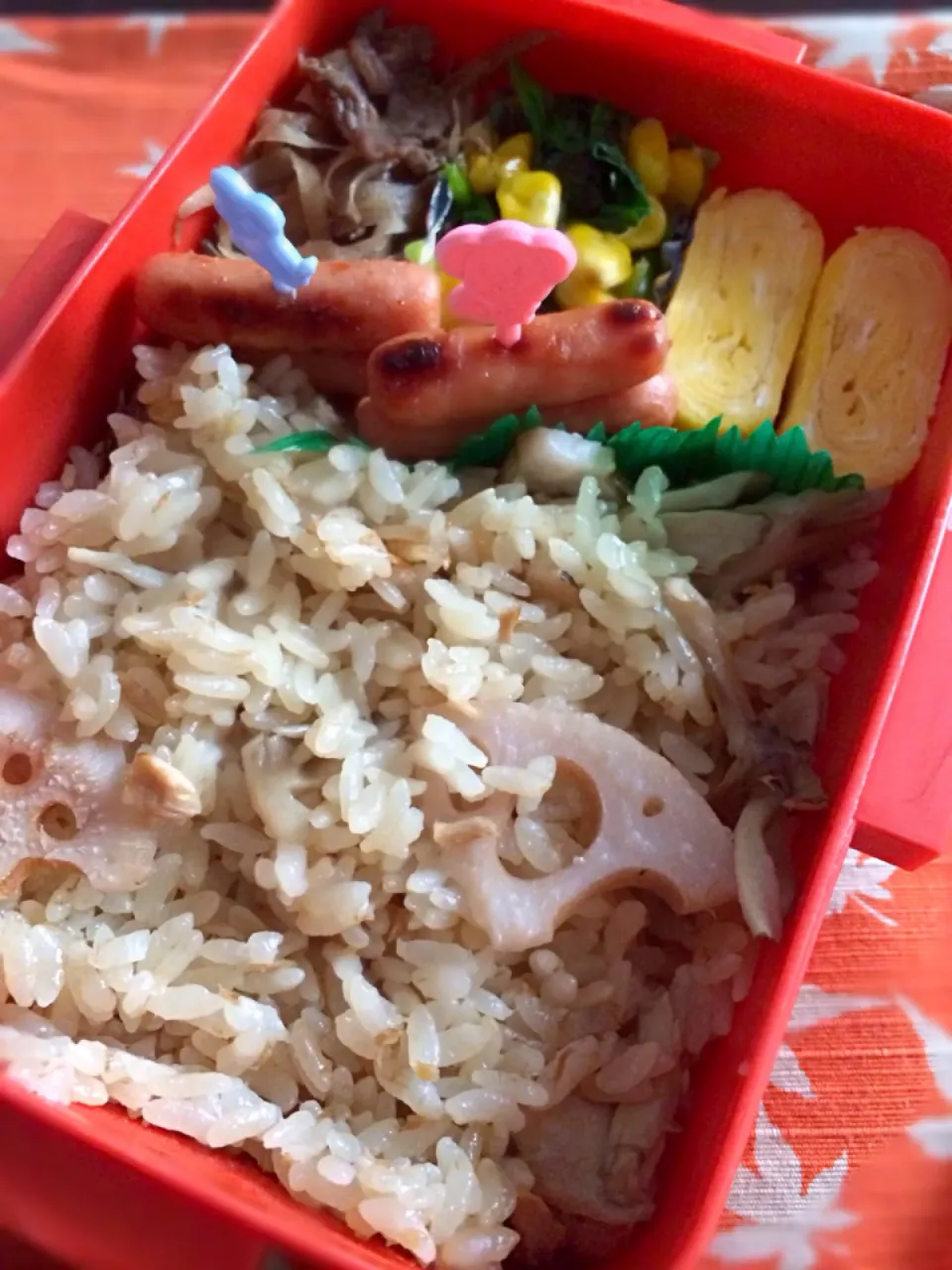 Snapdishの料理写真:準夜勤お弁当|Saoriさん