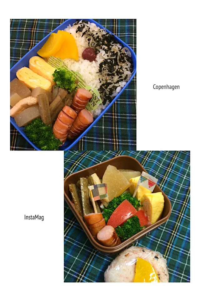 Snapdishの料理写真:息子&娘のお弁当～♬|kiyomiさん