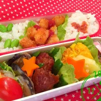 娘弁当☆春雨サラダ