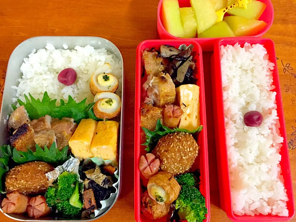 女子高生弁当と女子中学生弁当♡広島平和学習|yuganさん