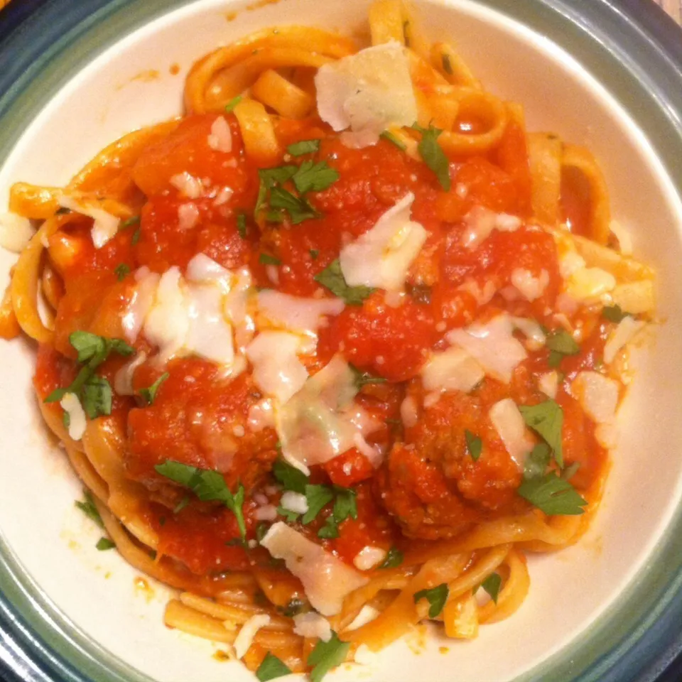 Meatballs and eggplant tagliatelle|Casey Murrellさん