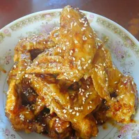 Snapdishの料理写真:Honey Ginger Chicken|Karen Jimenoさん