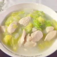 Snapdishの料理写真:鶏肉と白菜のクリーム煮|すぅぱら。さん