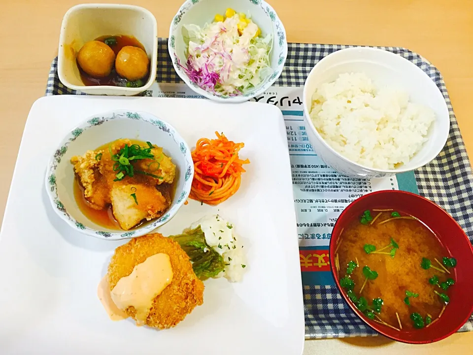 学食ランチ|ももこさん