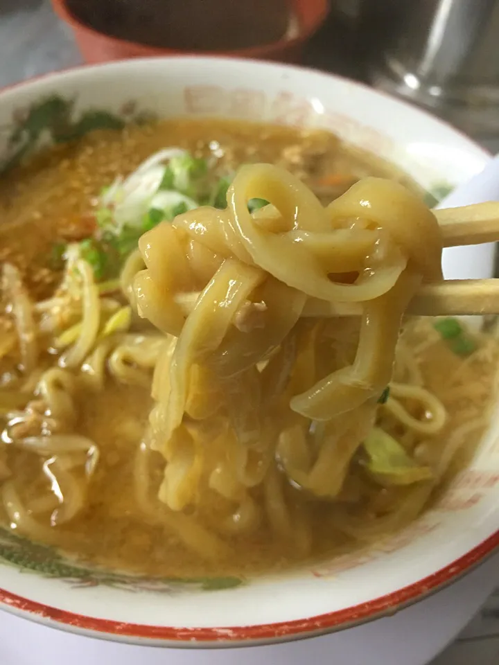 野菜みそラーメンの麺|ゆずあんずさん