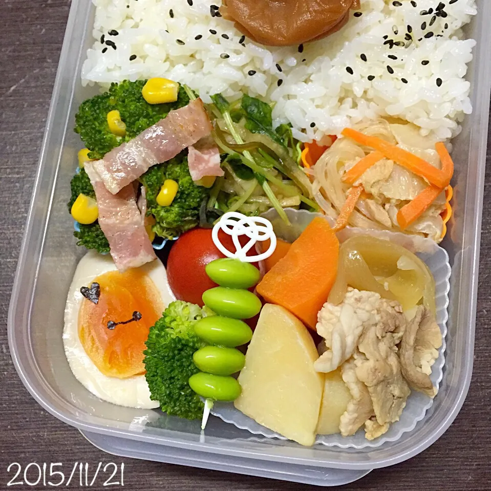 11/21お弁当⚘ᗾᐝ|ふくろう女子さん