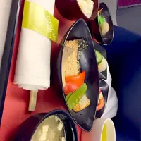 Snapdishの料理写真:デルタ航空 朝食|Megumi  🅰さん