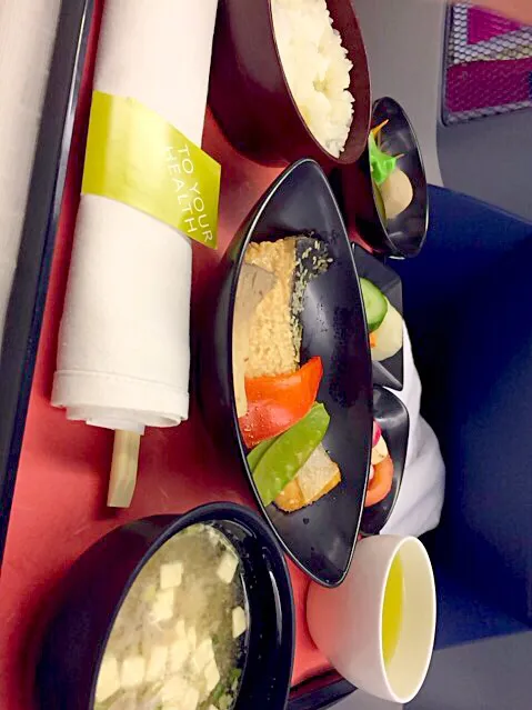 Snapdishの料理写真:デルタ航空 朝食|Megumi  🅰さん