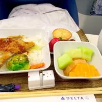 Snapdishの料理写真:デルタ航空 二食目|Megumi  🅰さん