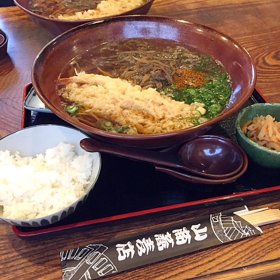 肉と天ぷら入り定食(^O^)／|すかラインさん