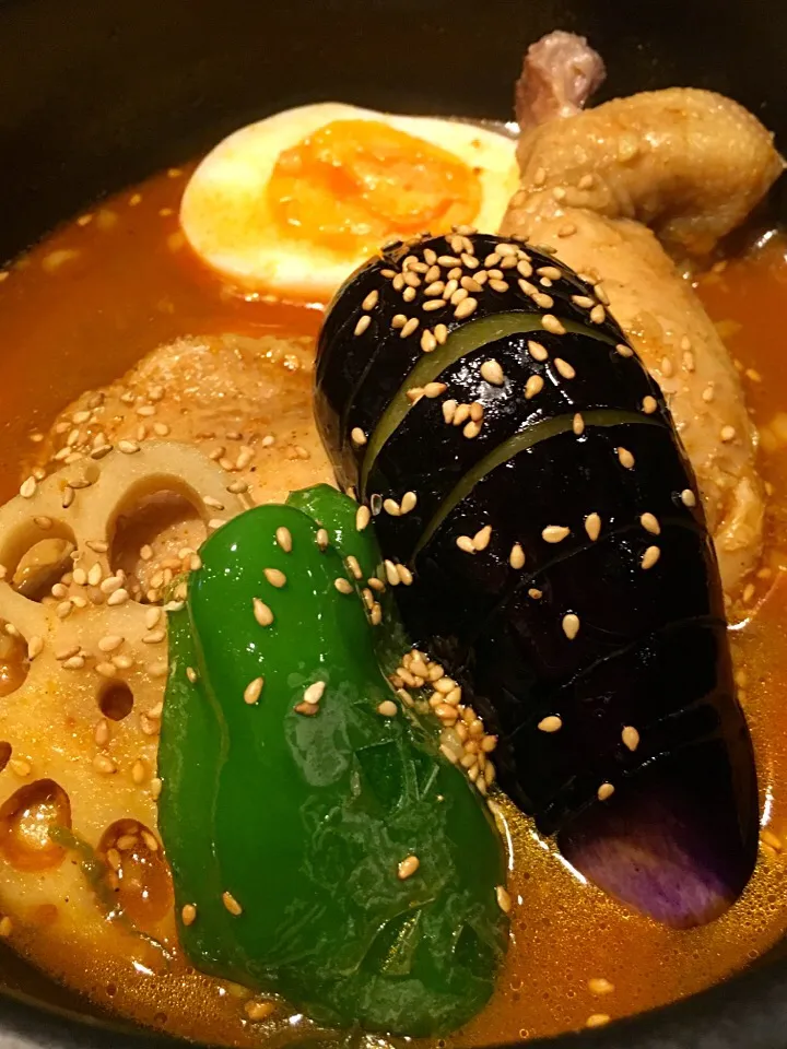 チキンと野菜のスープカレー@SHANTi池袋店|カリー仙人さん