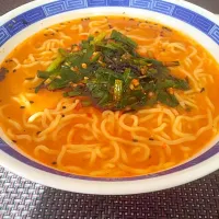 Snapdishの料理写真:にらラーメン|yukaさん