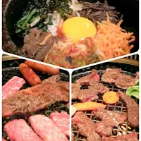 Snapdishの料理写真:焼肉&ビビンバ(^-^)/頂きました！|masa2014さん