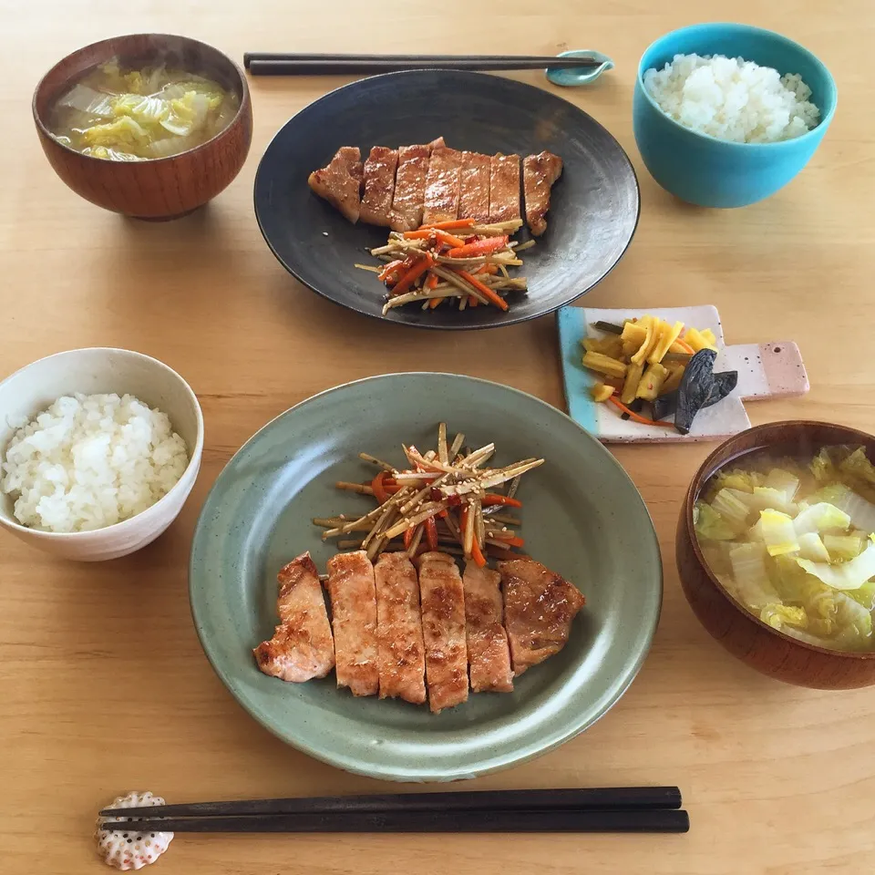 豚味噌漬け定食|maruruさん