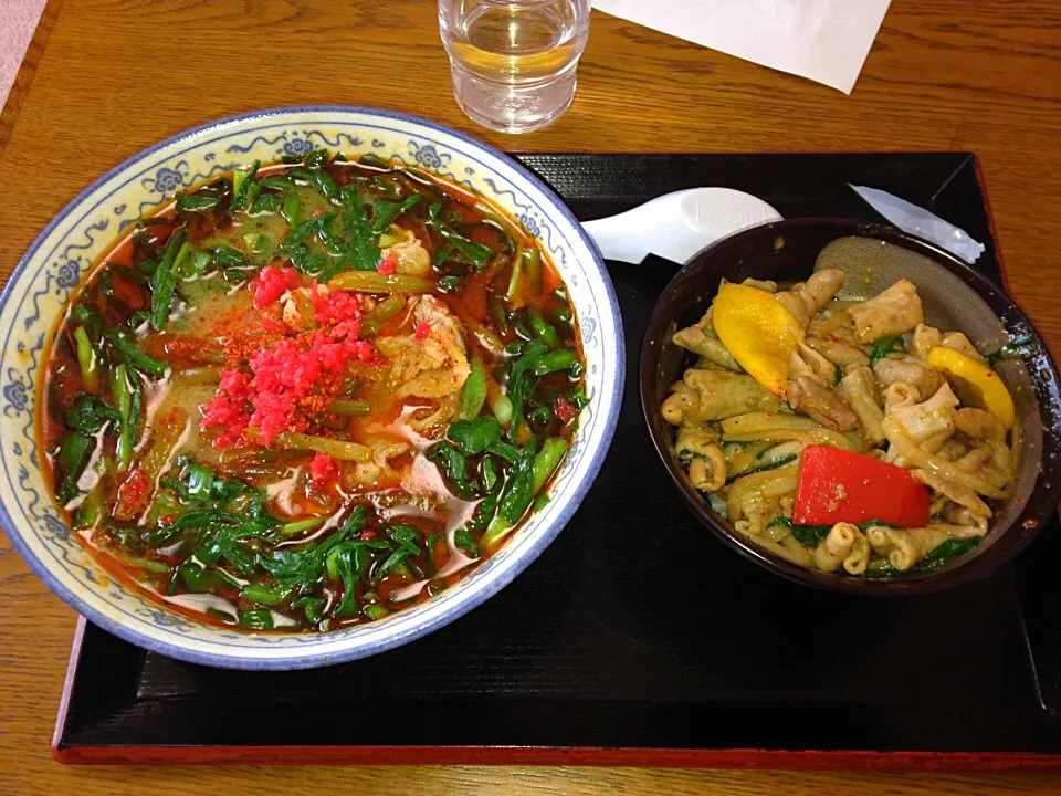 満州ニララーメン&ホルモン丼@さかえや本店岩手花巻|タカシさん