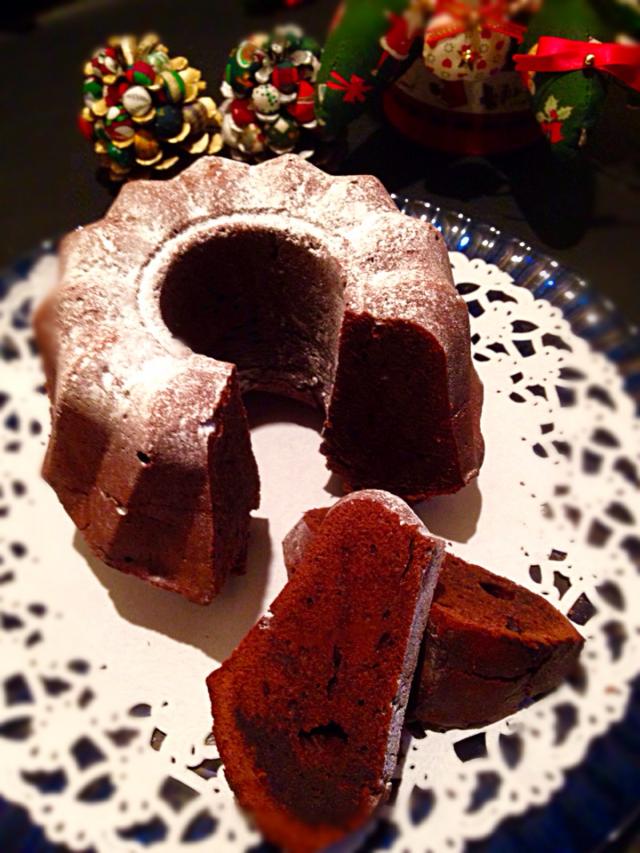 チョコブラウニー クグロフ型で/anzy | Snapdish[スナップディッシュ