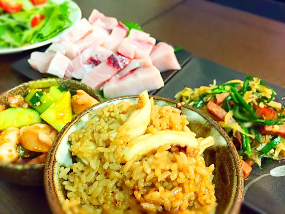 沖縄尽くしないつもの夕飯|Tedo's Kitchen Okinawaさん