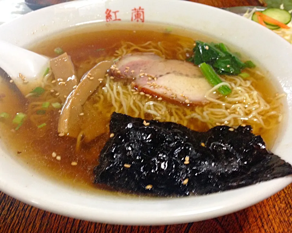 営業マンの昼ごはん 中華そば480円|ぽんたさん