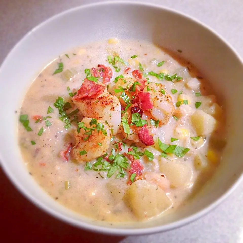 Spicy seafood chowder|Liesel Ryanさん