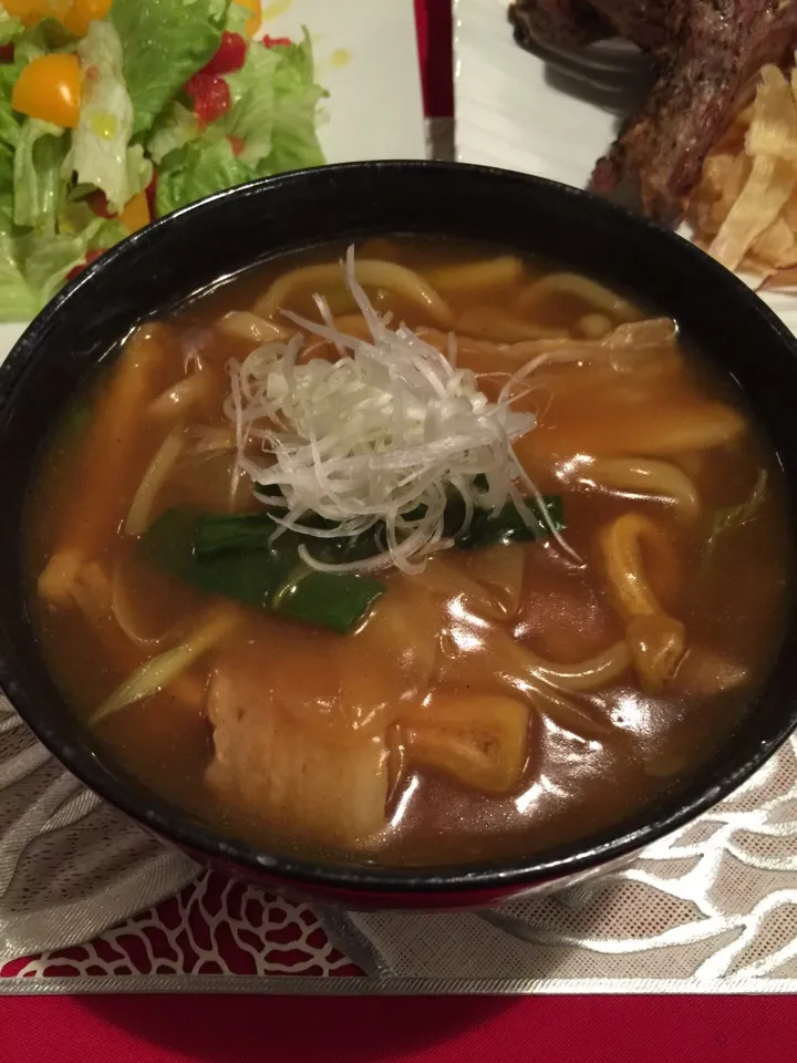 カレーうどん|みすてりあすゆっこさん