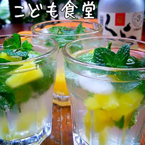 「琉球泡盛「くら」 三年熟成古酒 25度」を使ってみたSnapdishの料理・レシピ写真:パイナップル🍍くらモヒート