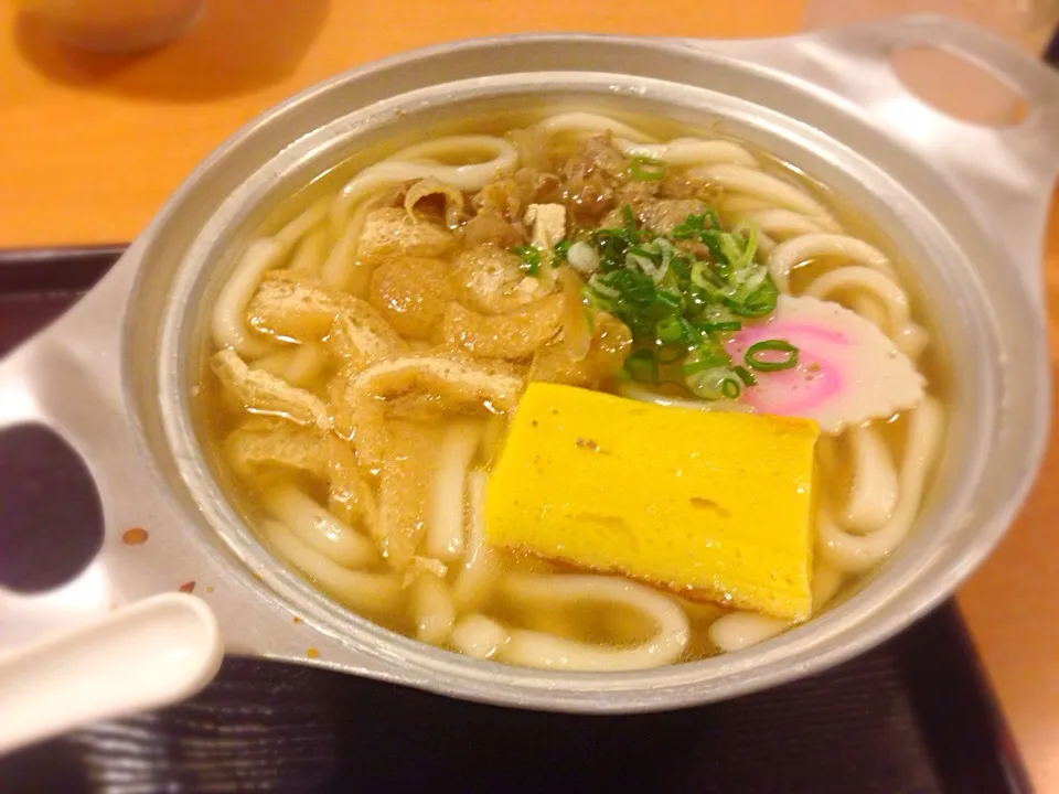 松山鍋焼き風うどん|えいぽんさん