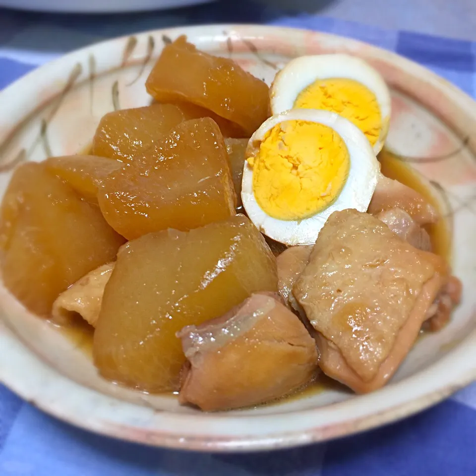 大根と鶏肉の煮物|きいこさん