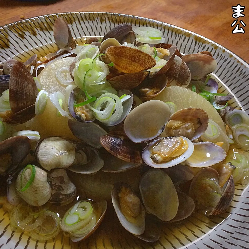 大根と浅利の煮物|まる(丸大豆)さん