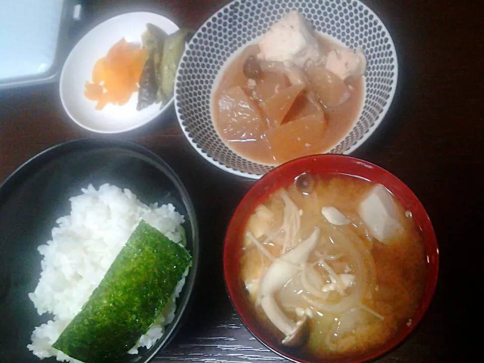 Snapdishの料理写真:大根消費と豆腐消費。 #晩ご飯|逸海さん