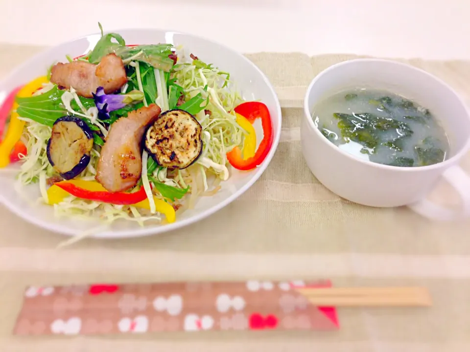 ロカロジ丼とカブの豆乳スープ|洋子金子さん