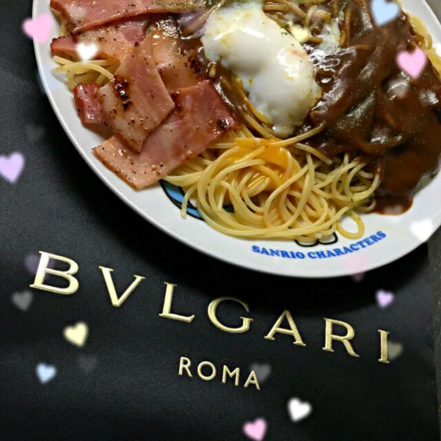 Snapdishの料理写真:三日目のカレーはパスタで‼😆|maho❤さん