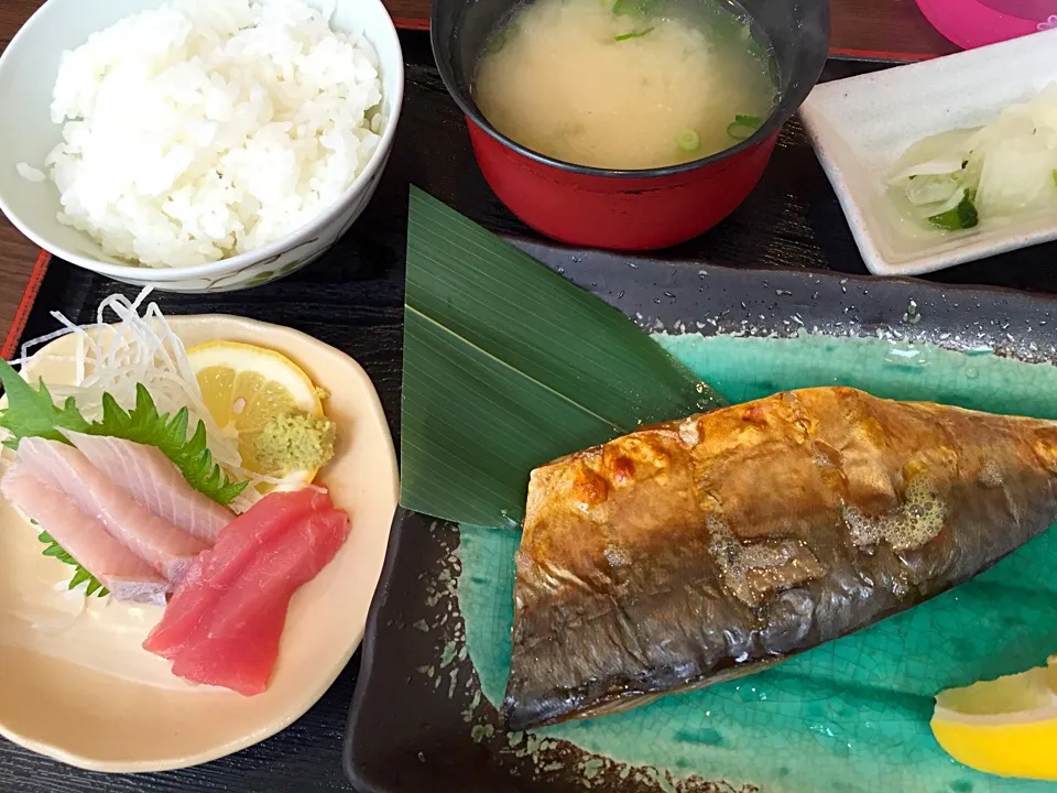 まんまるや 塩さば焼魚定食|たかさんさん