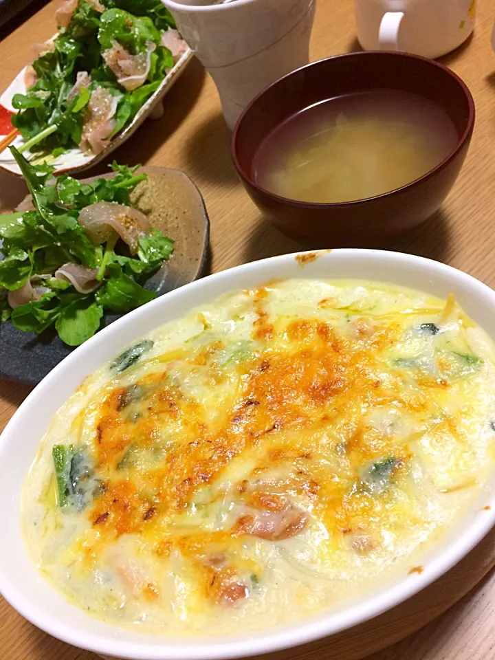 Snapdishの料理写真:家族揃って夜ごはん❤️👪❤️|acoyaさん