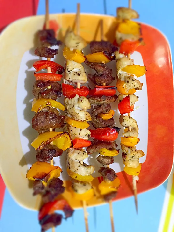 beef chicken skewers|Cayriさん