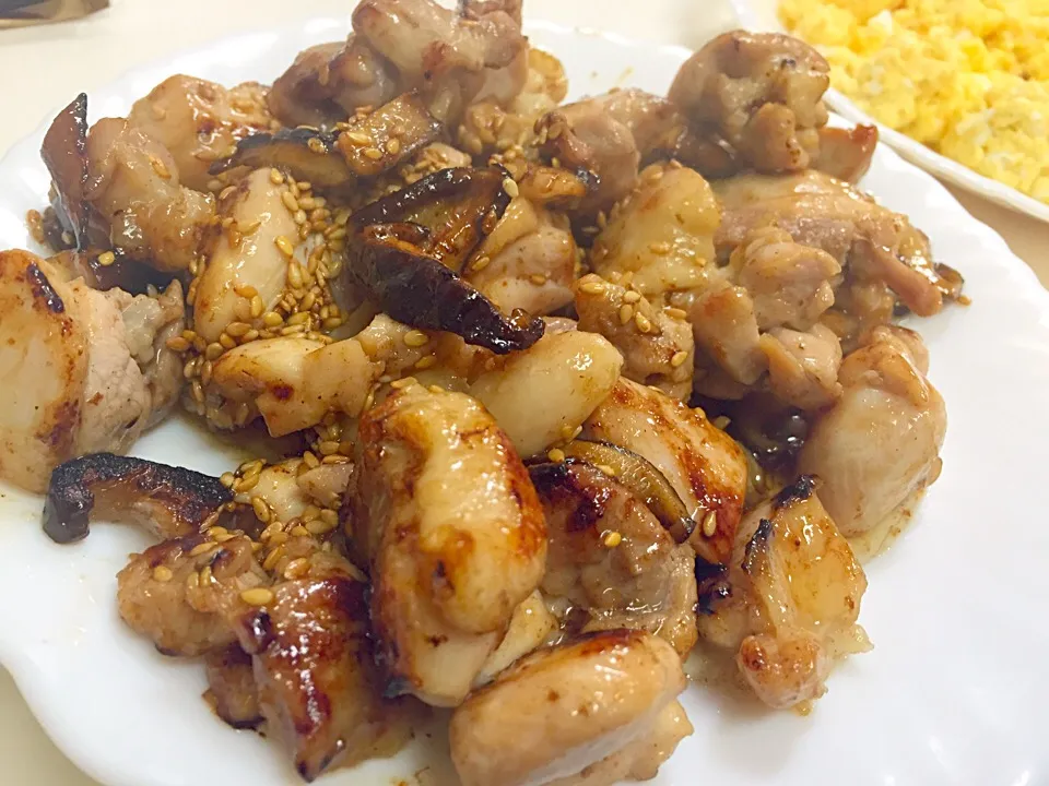 鶏肉とキノコのオイスター炒め|mayuさん