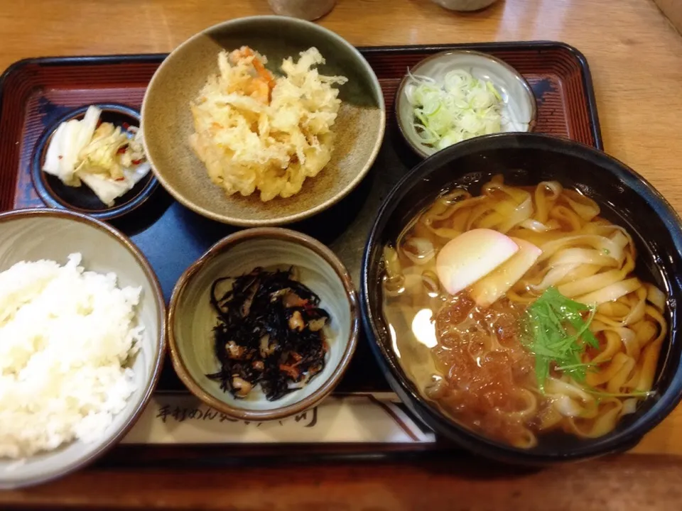 きしめん定食|美也子さん