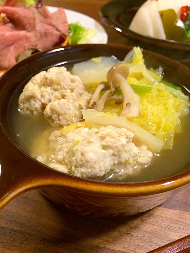 鶏団子スープ|ぴのこさん