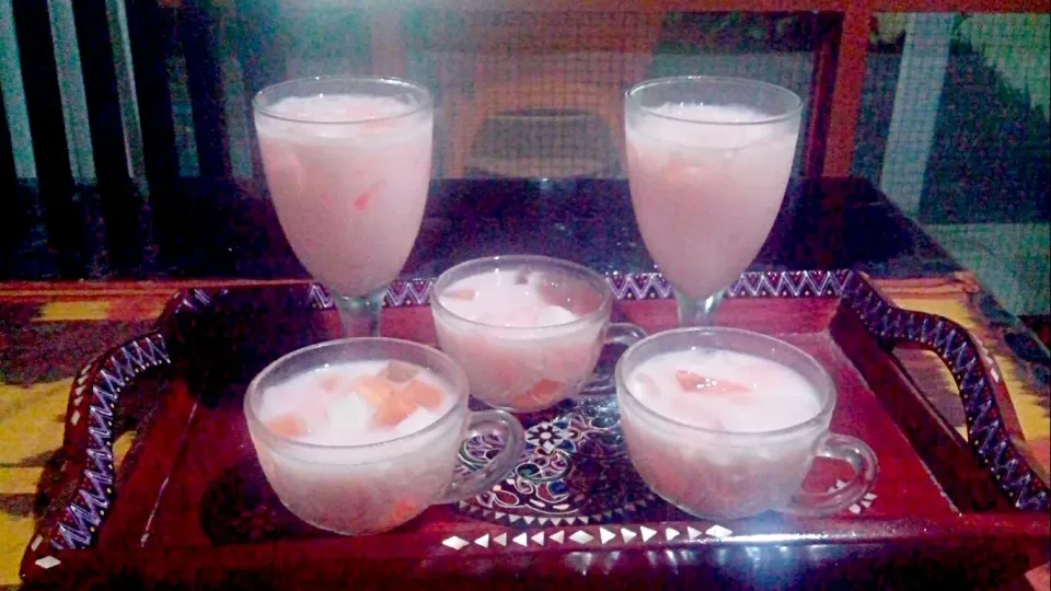 Snapdishの料理写真:Puding Ice Cocopandan|faridah trianaさん