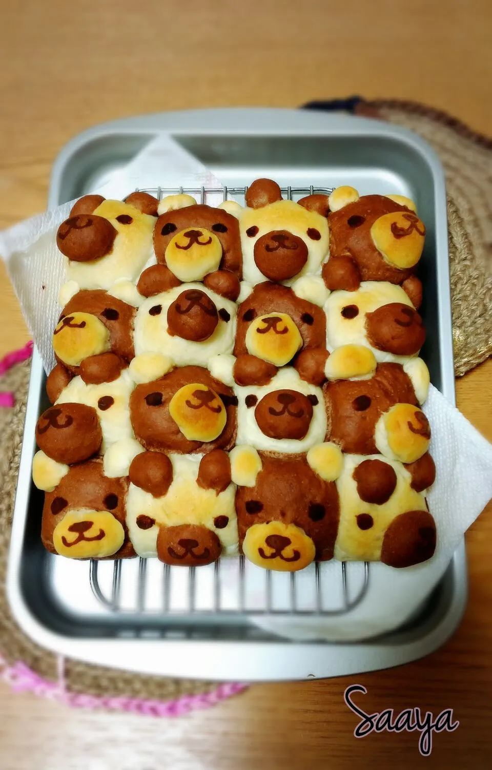 Snapdishの料理写真:くま？犬？ちぎりチョコパン|♡さぁや♥さん