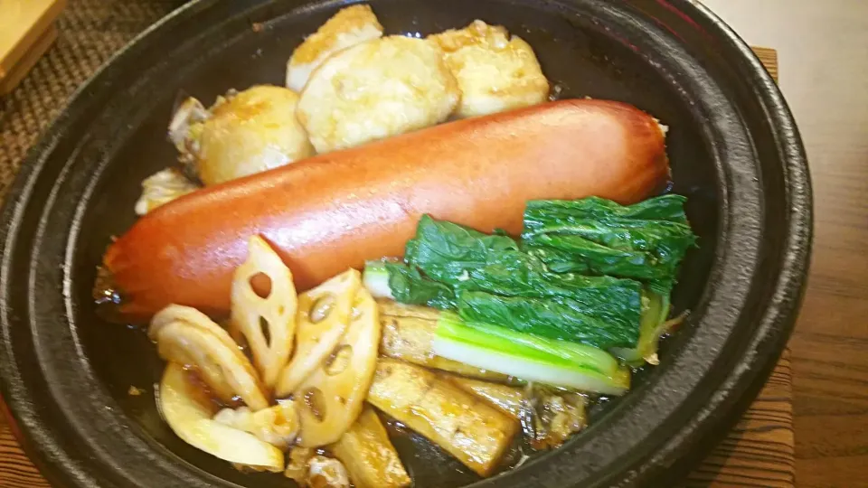 Hotpot with Sausage from Gokoku Sushi #hawaii #ハワイ|POOHKO HAWAIIさん