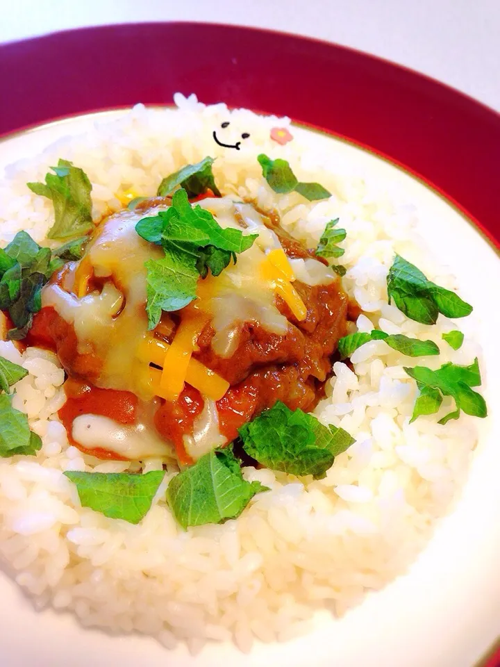 みんなだいすきカレーライス🍛✨
自然と綺麗に食べられる盛り付け♪|ほわーんさん