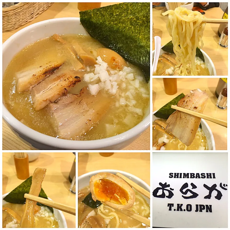 ホタテ69ラーメン(特製トッピング)@西新橋・おらが|juneshunさん